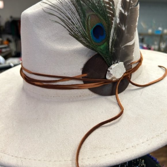 Your choice Custom Cowboy hat with feathers - Picture 1 of 2